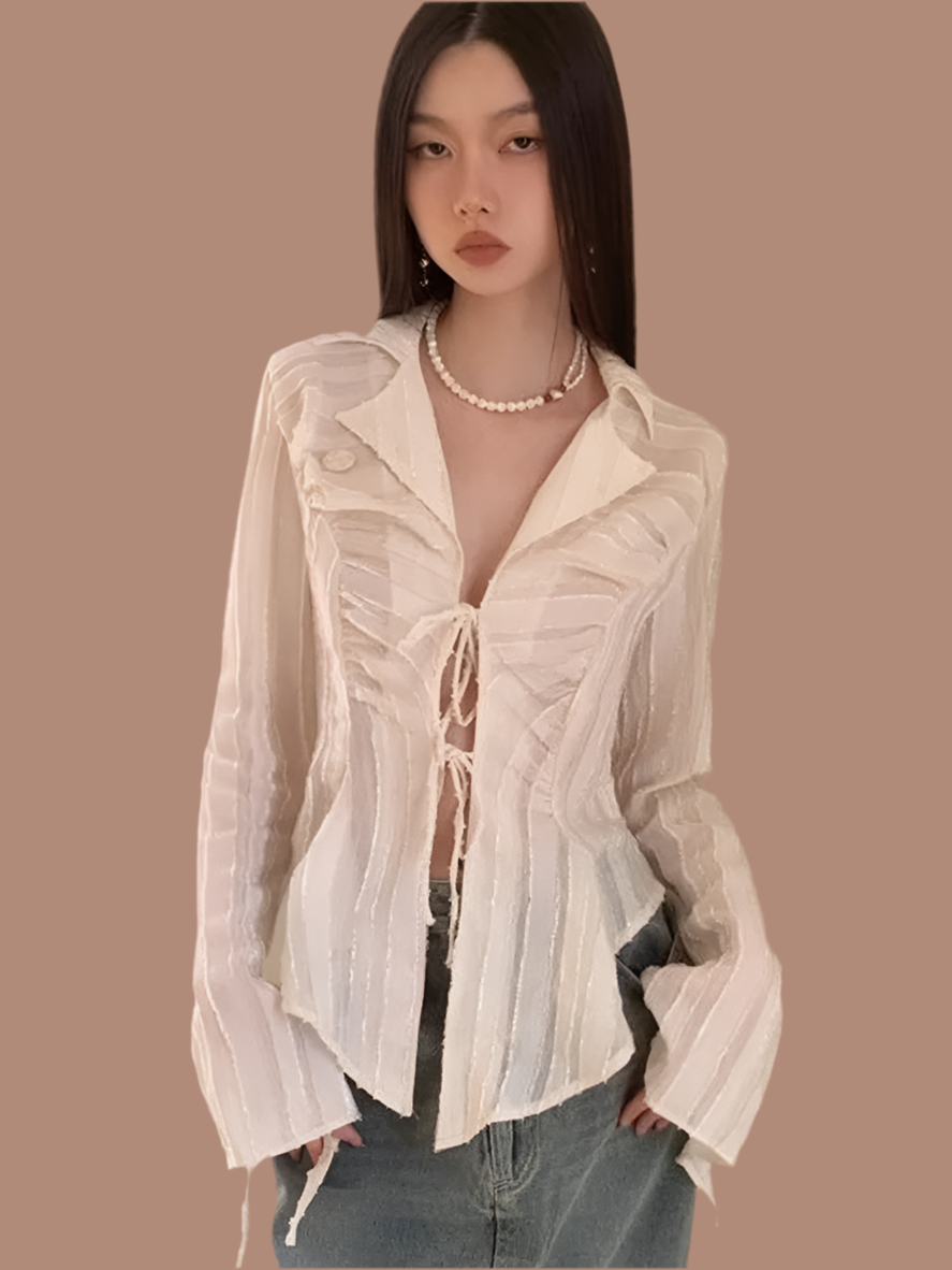 Geena Lapel Blouse