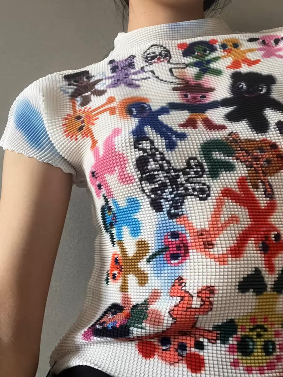 Veronica in Japan Mock Top