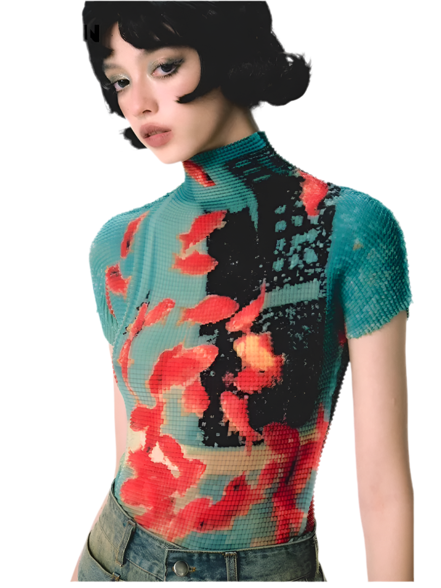 Veronica in Japan Mock Top