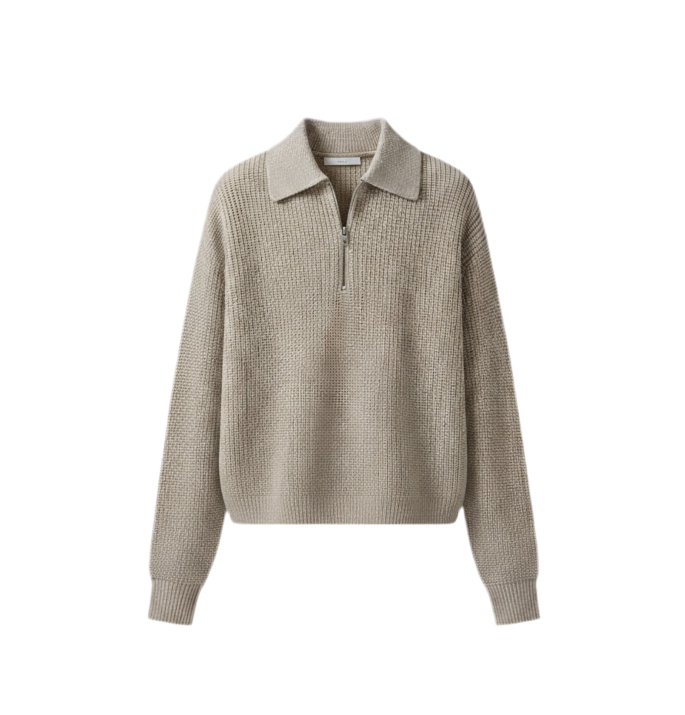 Drew Knit Polo Sweater
