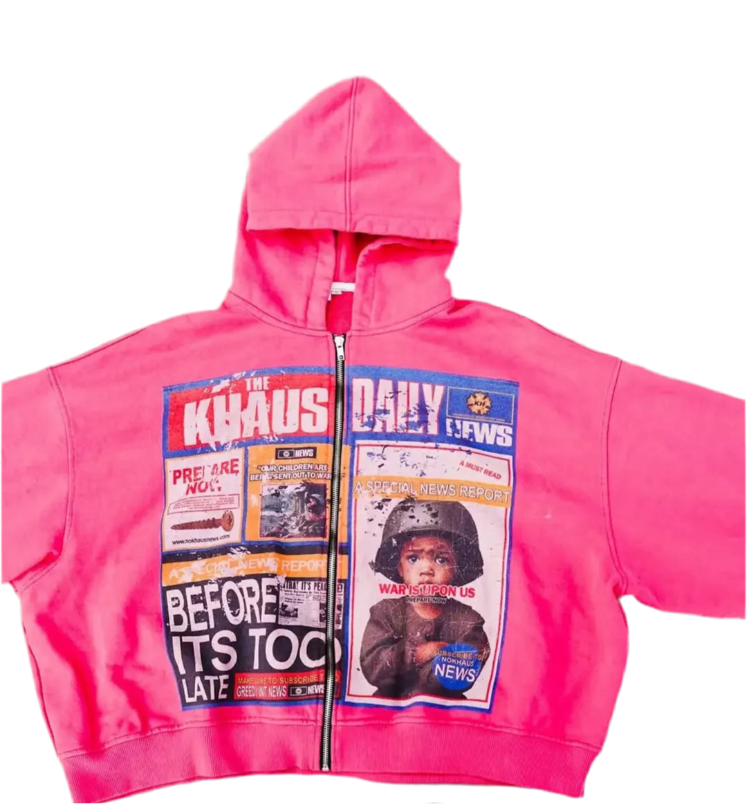 Magazine Print Hoodie