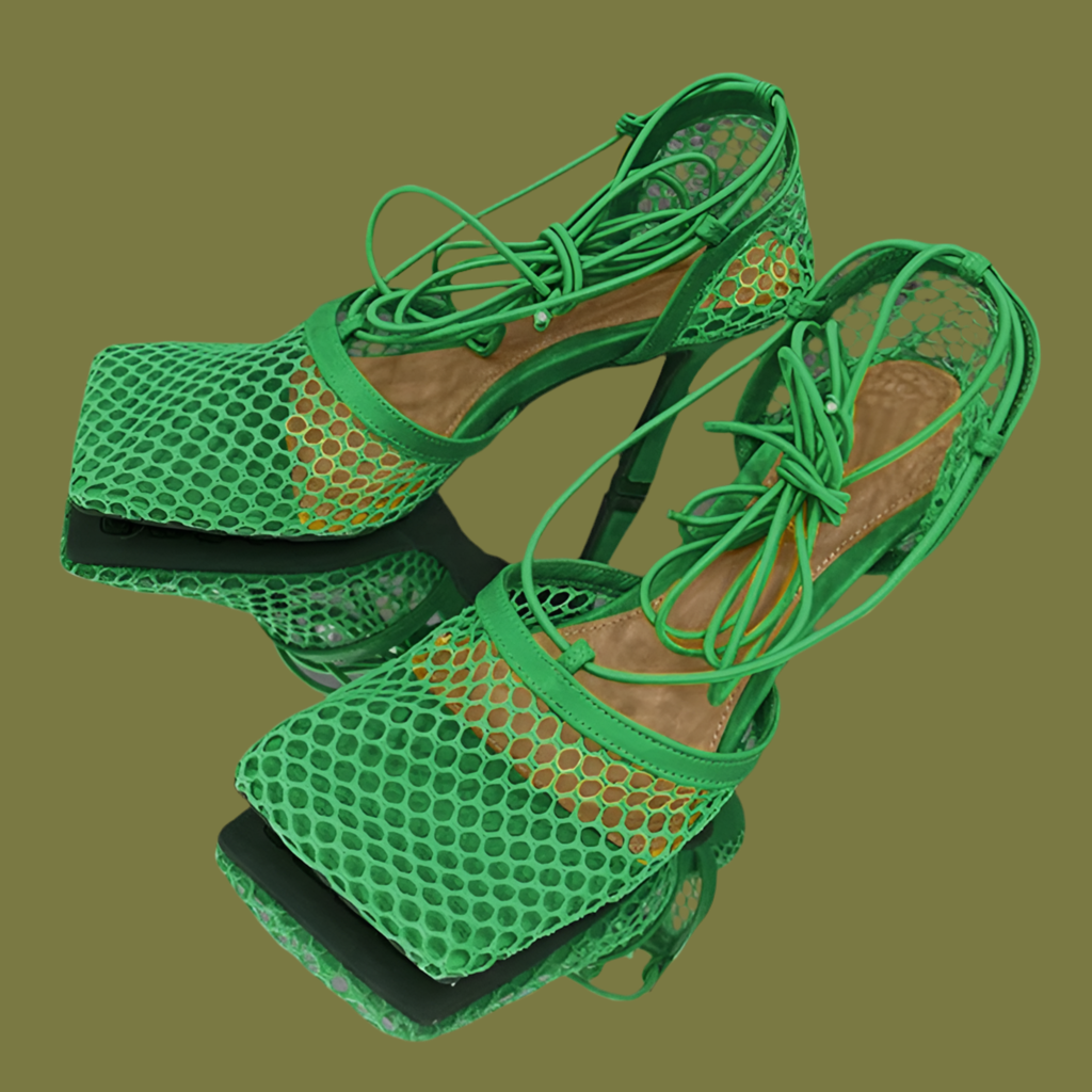 Bahami Mesh Strap Heel