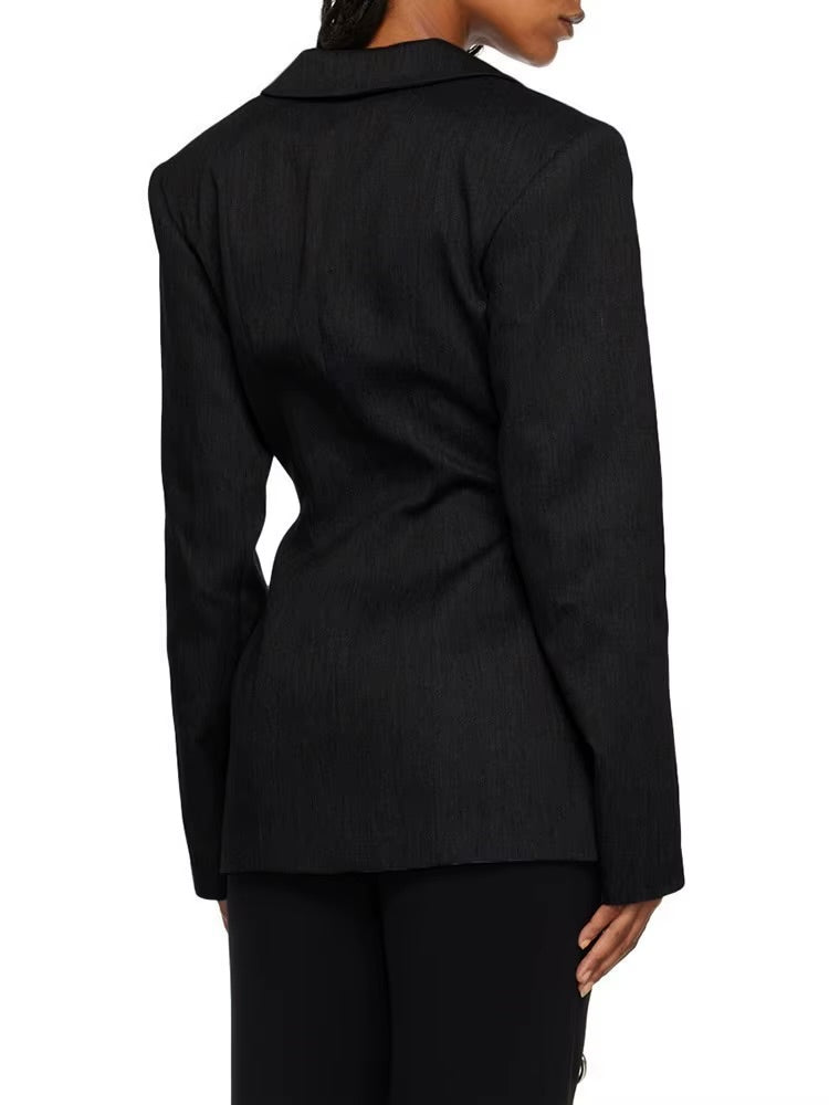 Mina Twisted Blazer