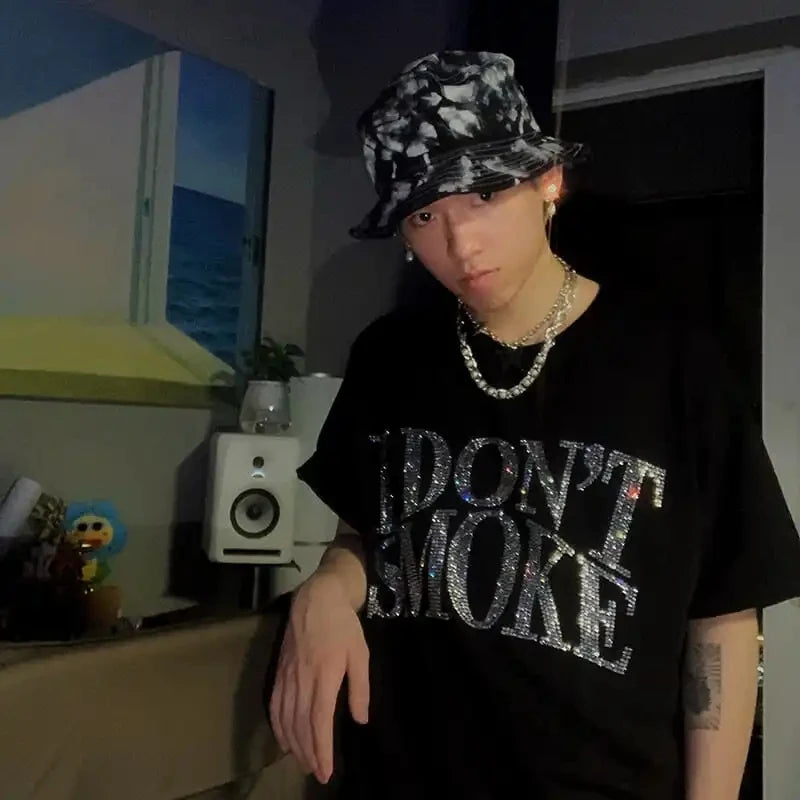 I Don’t Smoke Rhinestone Tee