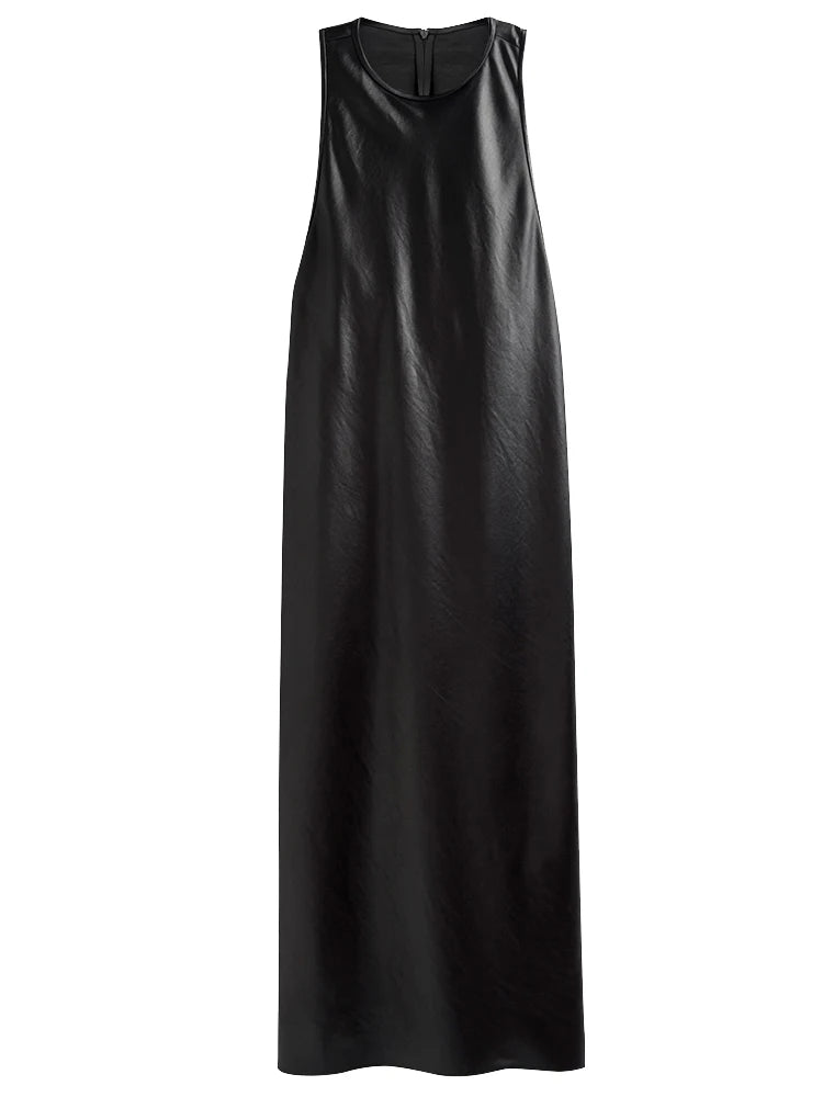 Lori Leather Tank Dress