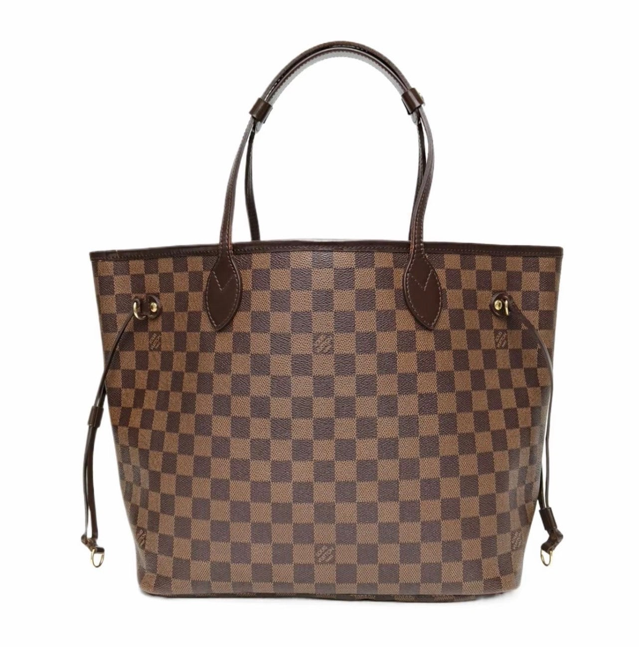 Louis Vuitton Damier Leather Neverfull MM Tote Handbag