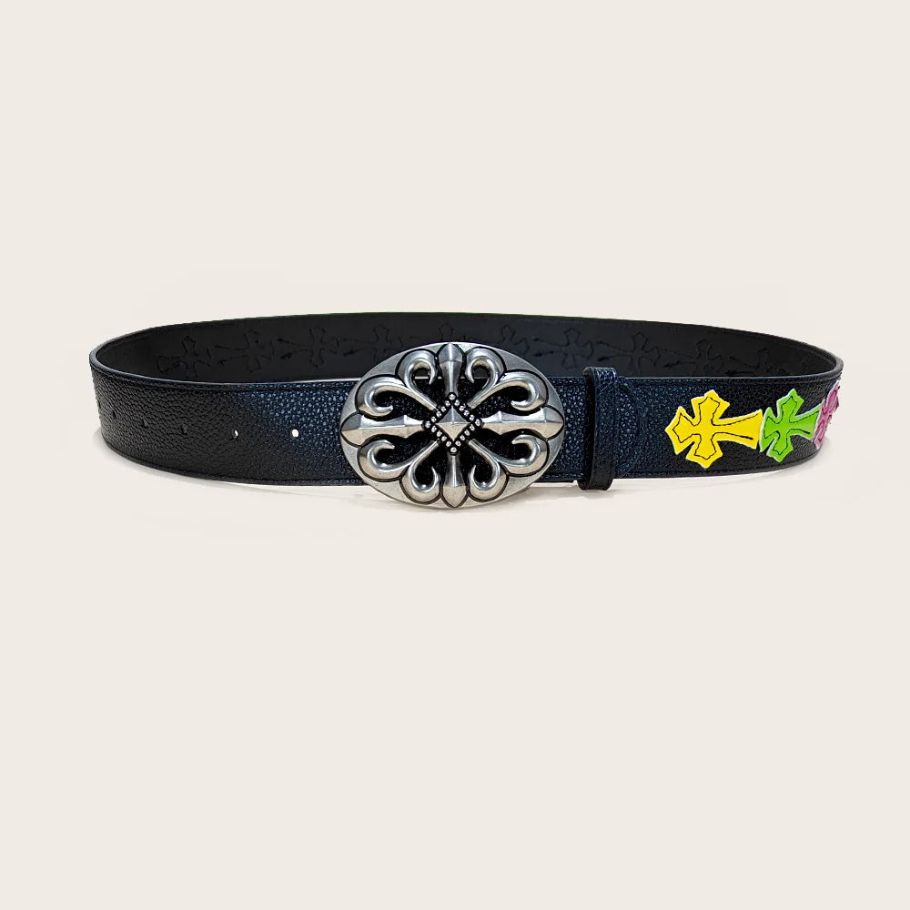 Kami Chrome Buckle Belt