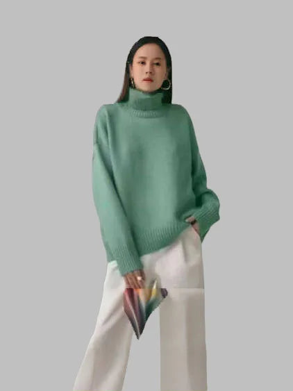 Wynie Mock Neck Knit