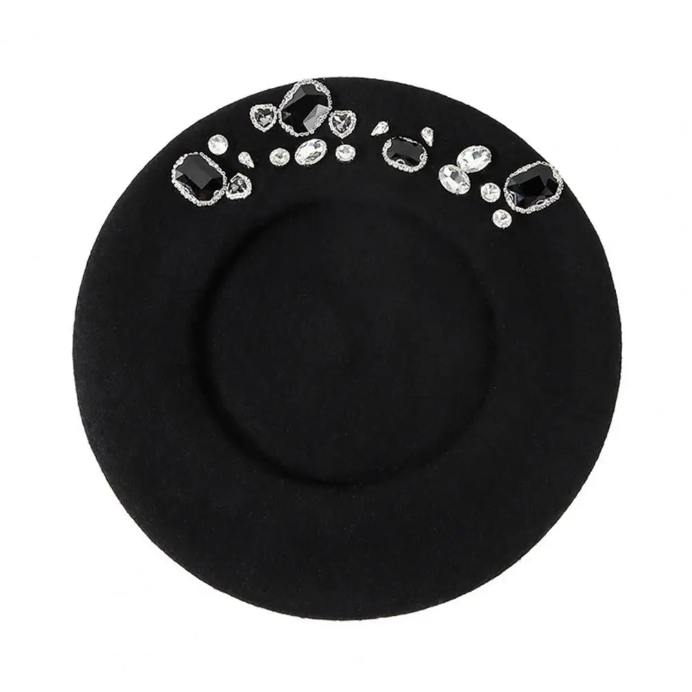 Pearled Wool Beret