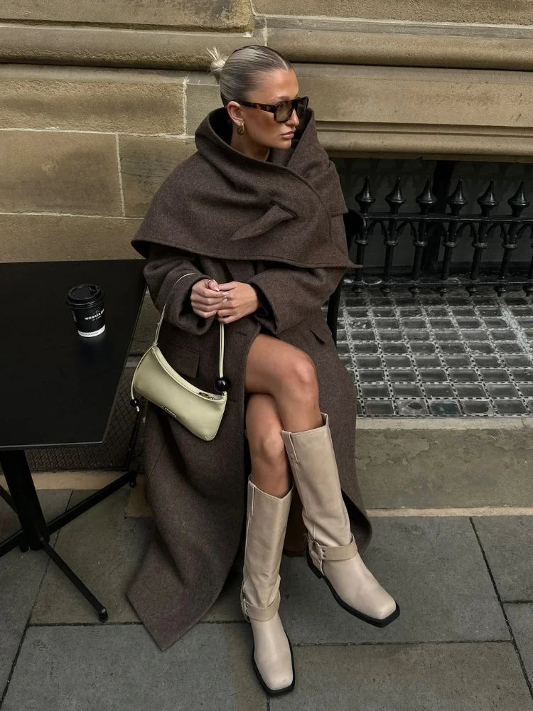 Treix Wool Lapel Coat
