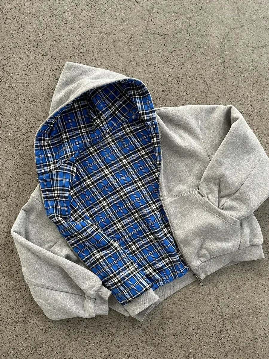 Reversible Flannel Zip