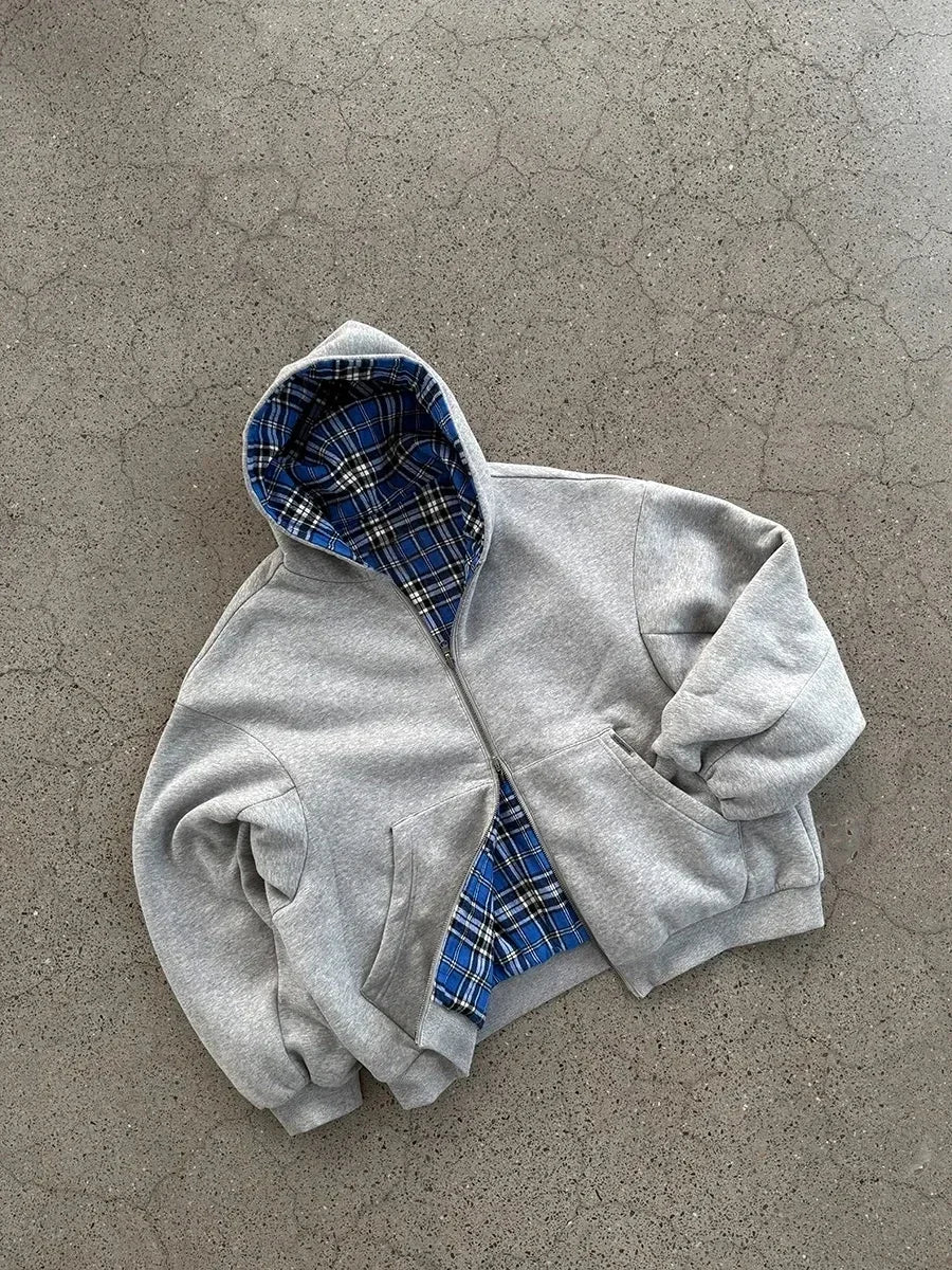 Reversible Flannel Zip