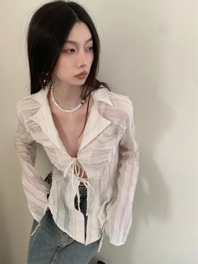 Geena Lapel Blouse