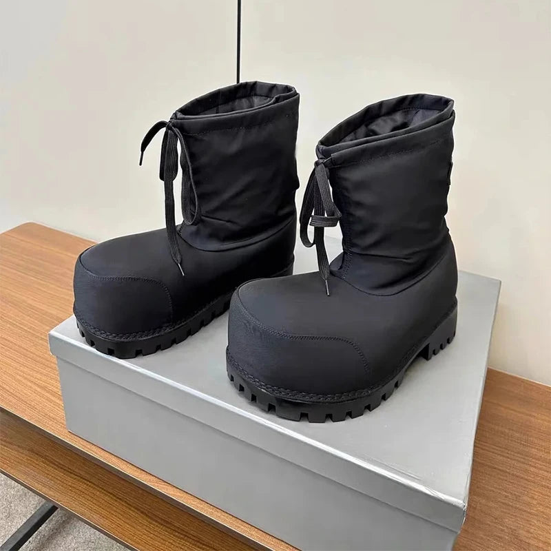 Canvas Ski Boots