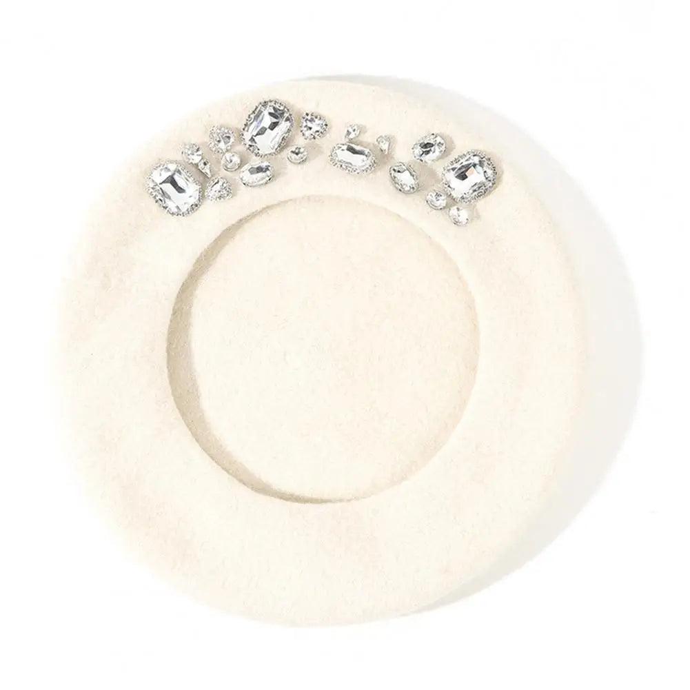 Pearled Wool Beret