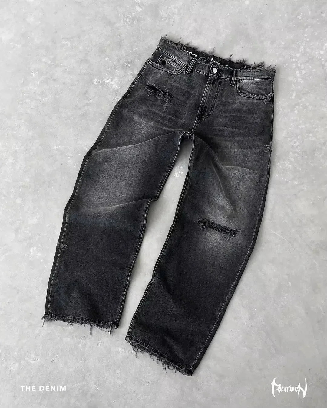 Distressed Hem Denims