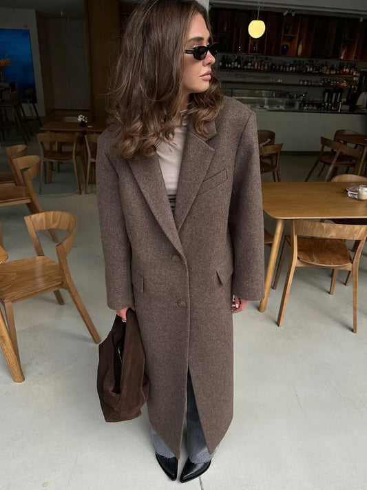 Treix Wool Lapel Coat