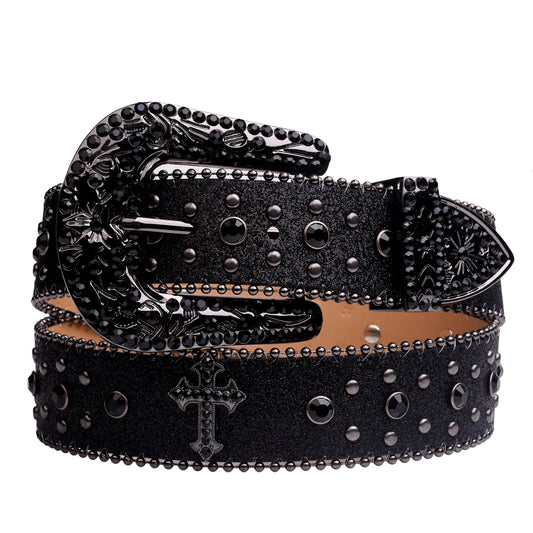 Ricky Black Bezel Belt
