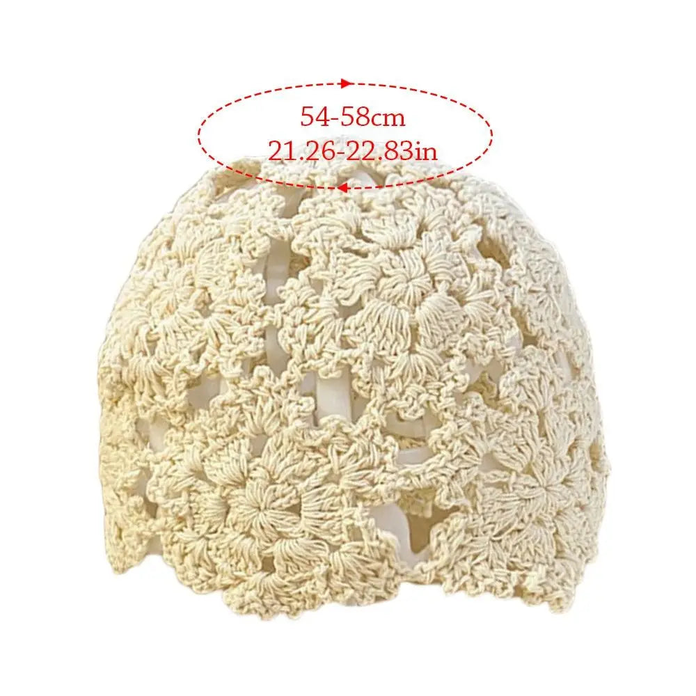 Kya Crochet Flower Beanie