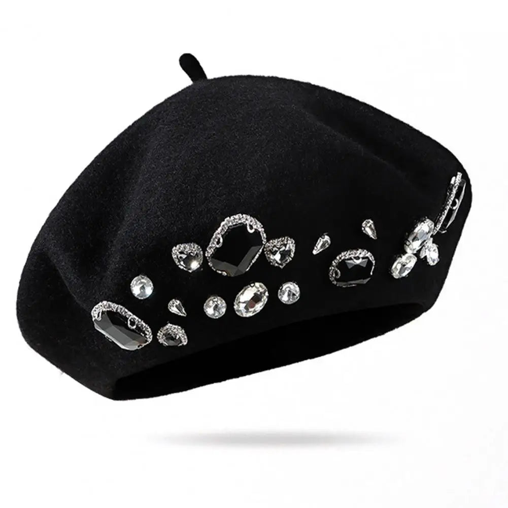 Pearled Wool Beret