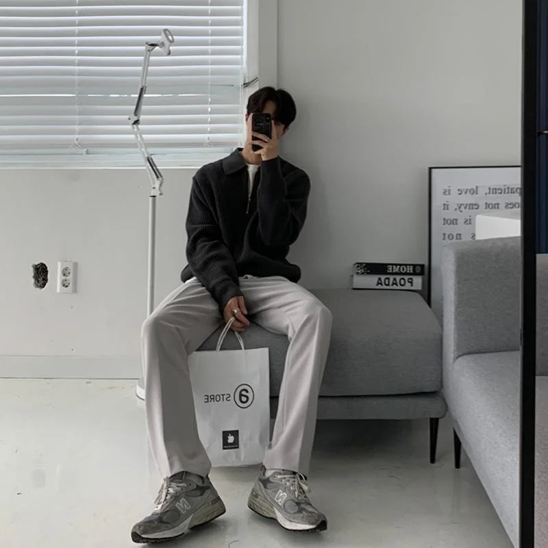Drew Knit Polo Sweater