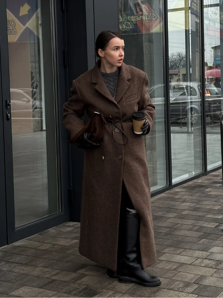 Treix Wool Lapel Coat