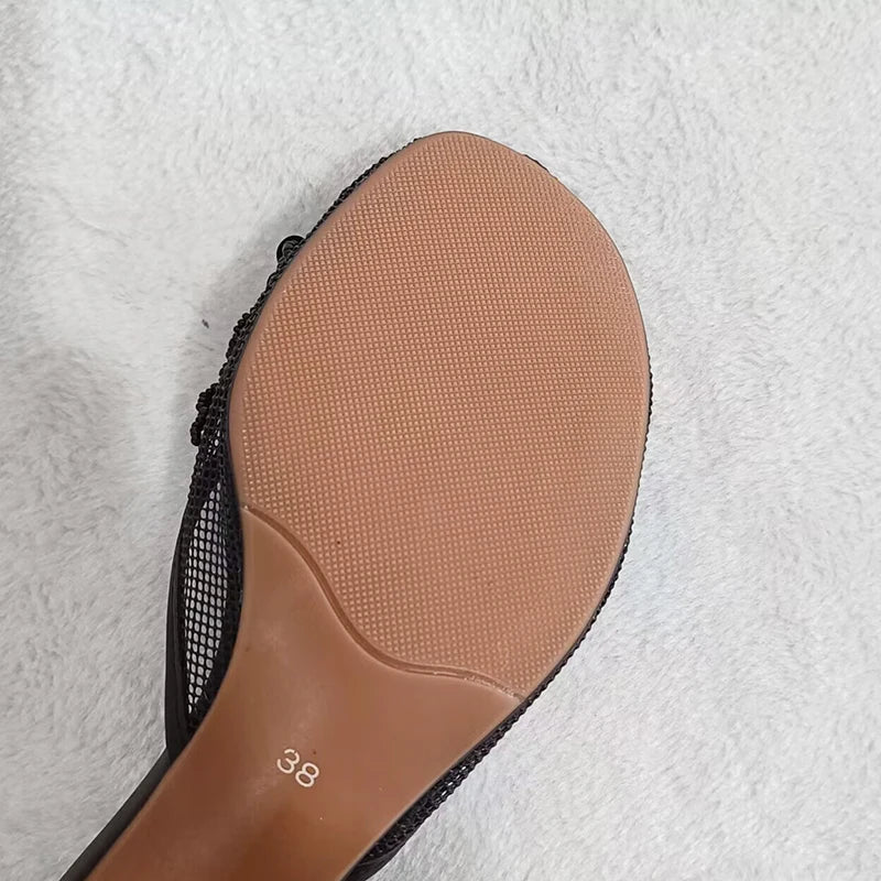 Mama Mesh Sandal Heels