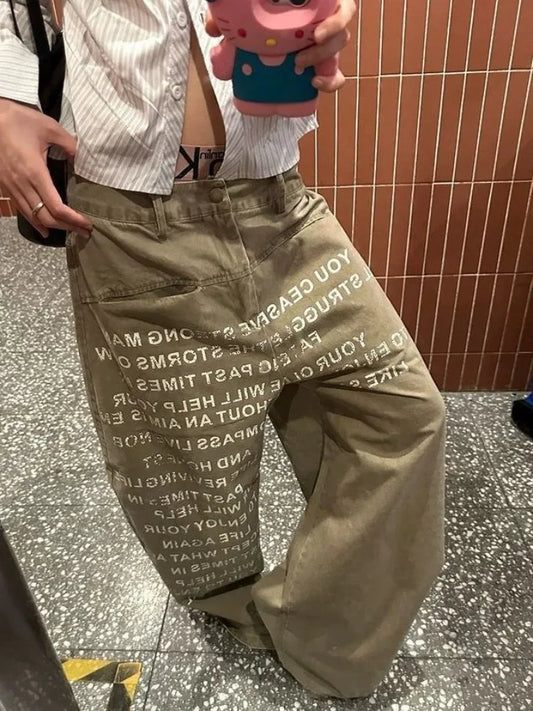 Khaki Magazine Cargo Denims