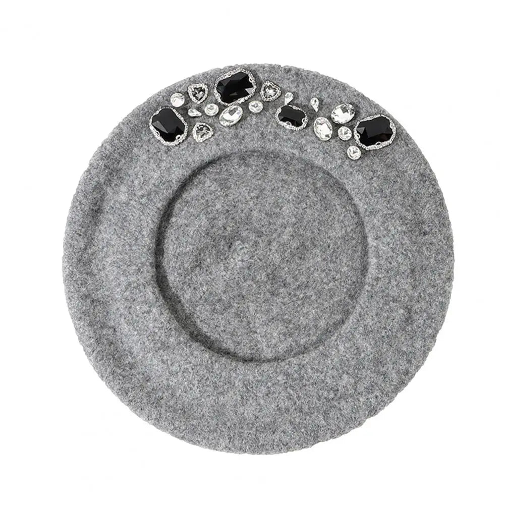 Pearled Wool Beret