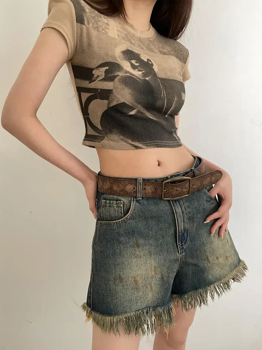 Western Engraved Belt