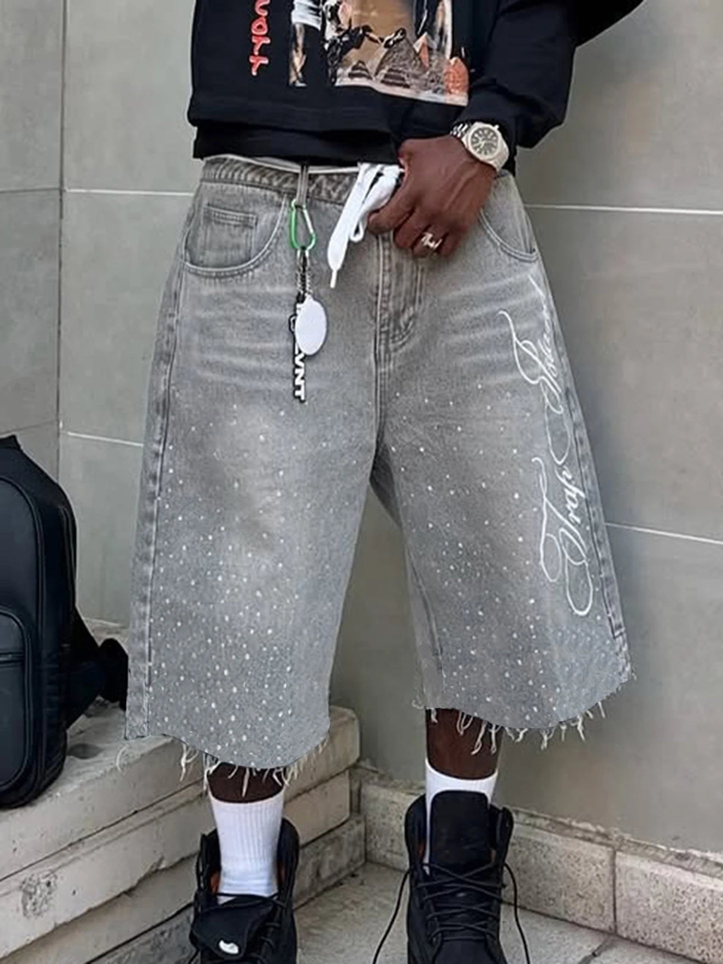 Corbyn Studded Jorts