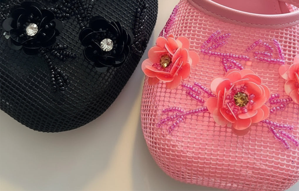 Mama Mesh Wedge Heels