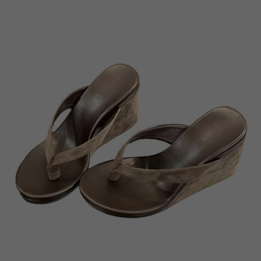 Eily Suede Sandal Heel