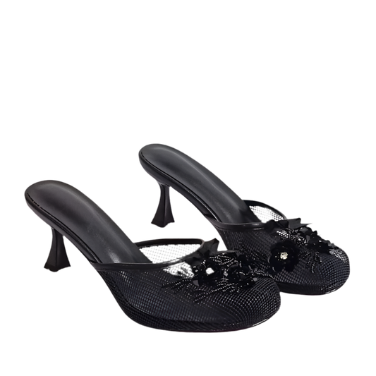 Mama Mesh Sandal Heels