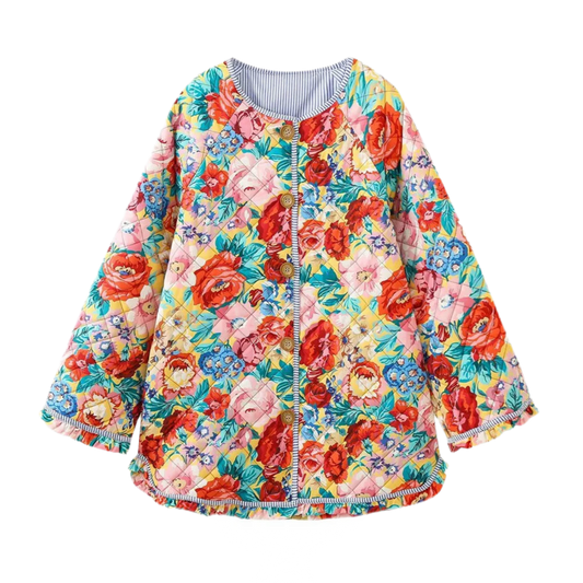 Genine Rose Quilted Coat