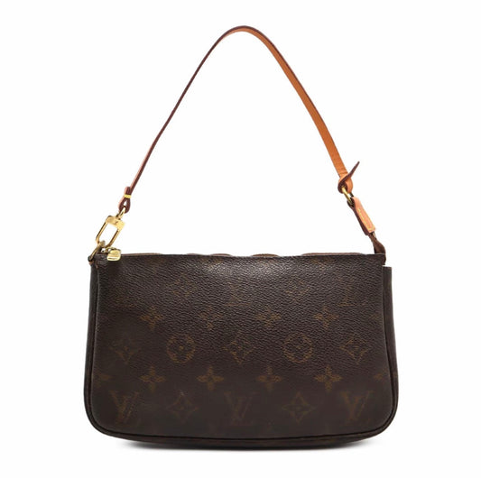 Louis Vuitton Monogram Leather Pouchette