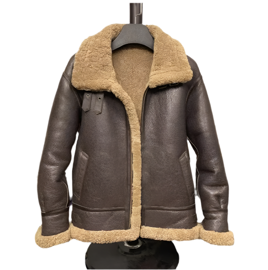 Jerri Leather Sherp Jacket