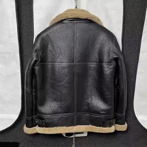 Jerri Leather Sherp Jacket