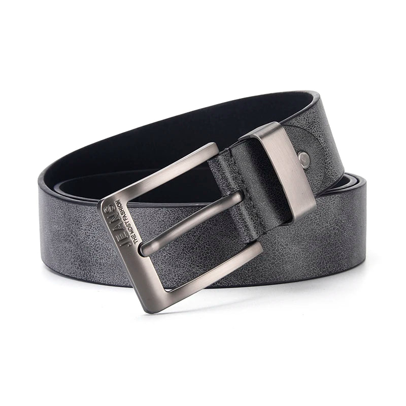 Gradient Leather Buckle Belt