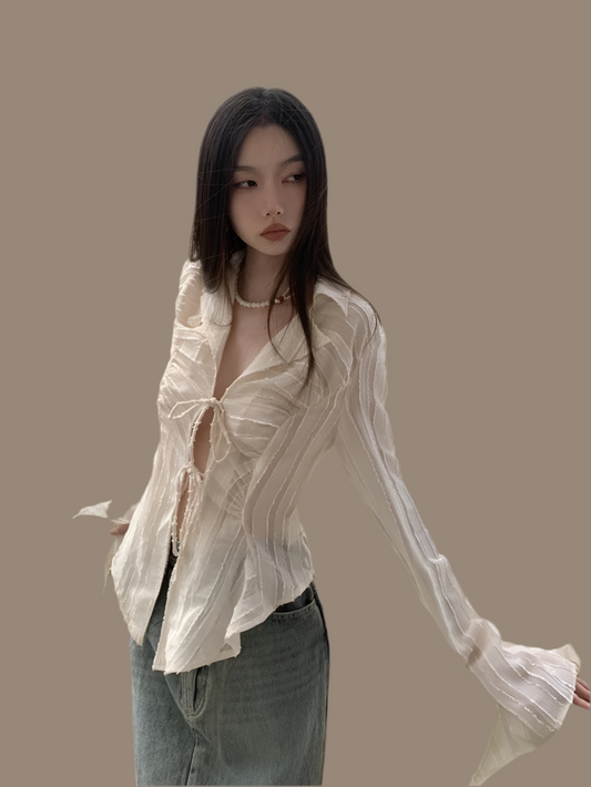 Geena Lapel Blouse