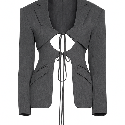 Mina Twisted Blazer