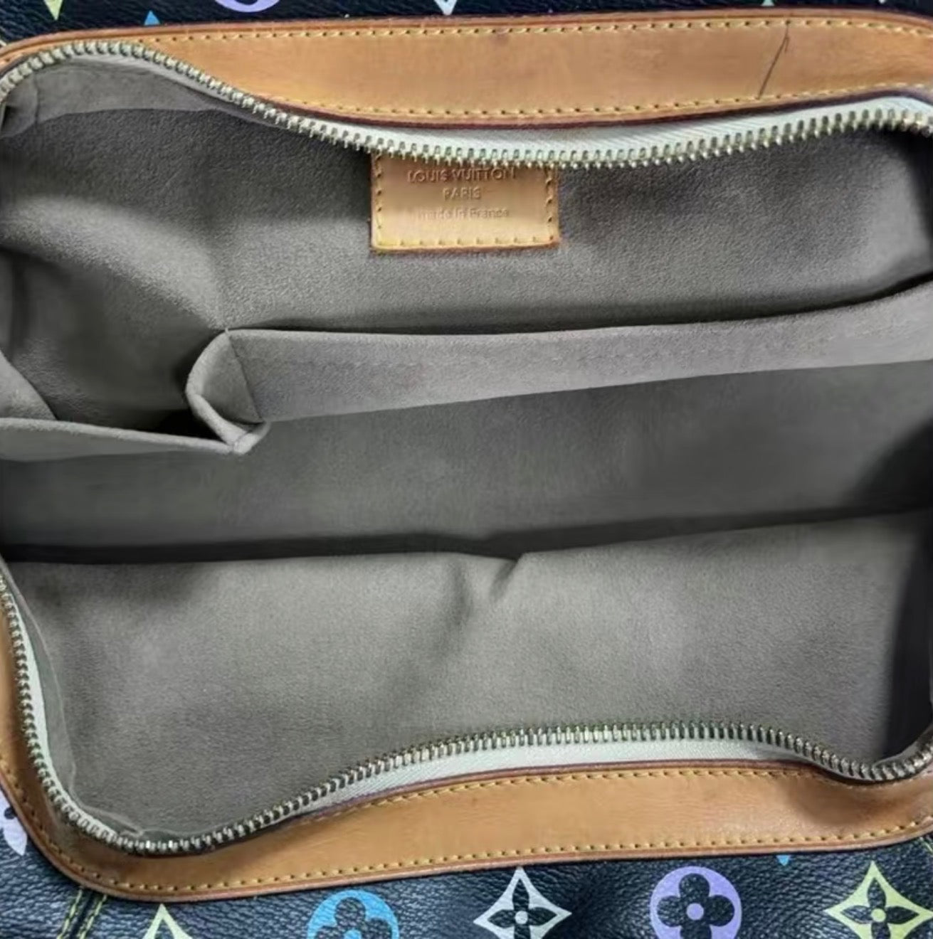 Tekashi Murakami x Louis Vuitton Black Monogram Claudia Leather Handbag