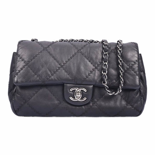 Chanel Classic Flap Stitched Cowhide Leather Chainbag