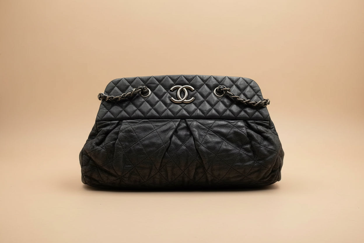 Chanel Iridescent Chic Quilted Bowler Bag