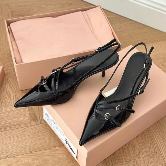 Kelsi Strappy Pointed Heel