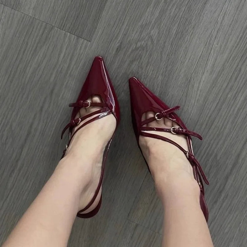 Kelsi Strappy Pointed Heel