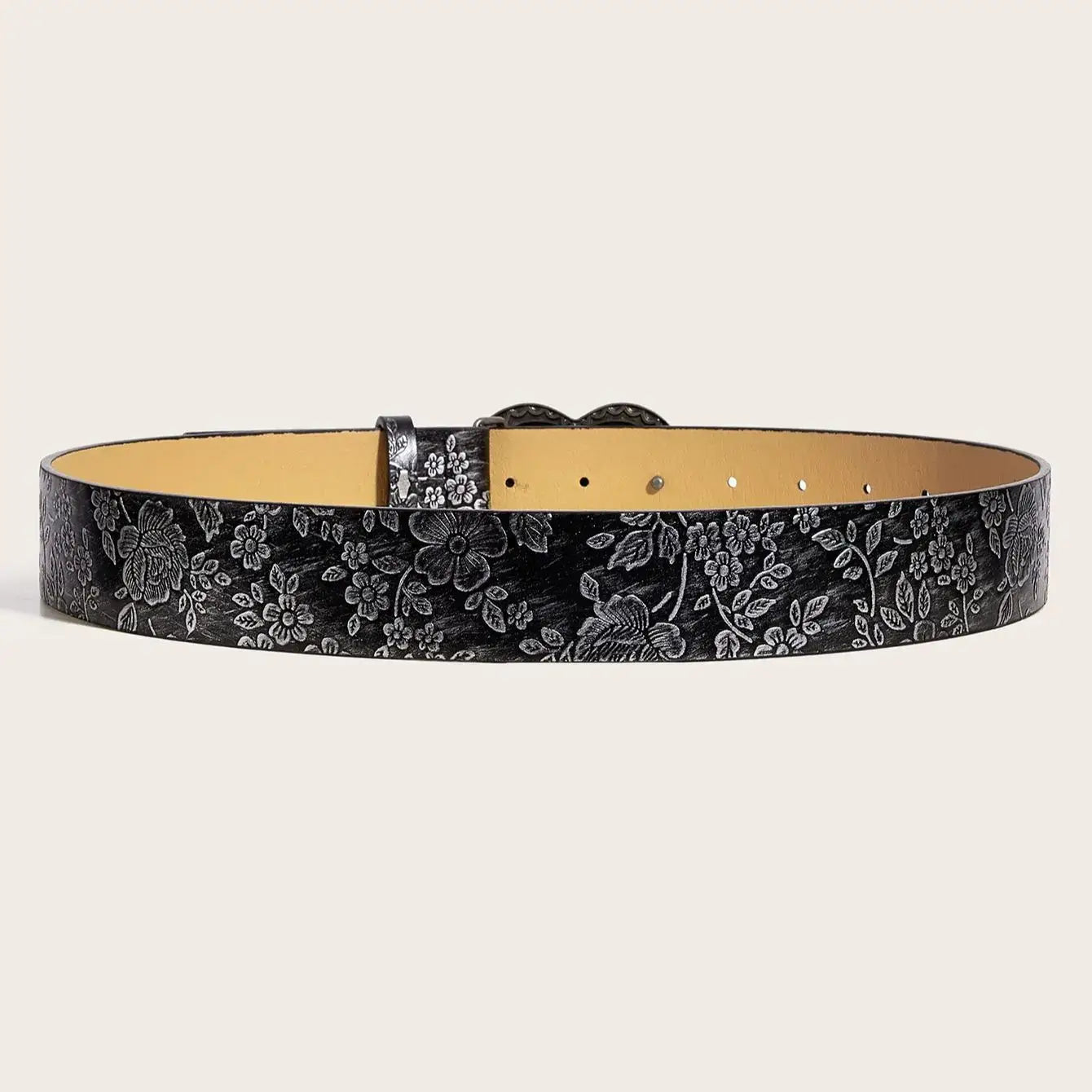 Western Heart Buckle Belt