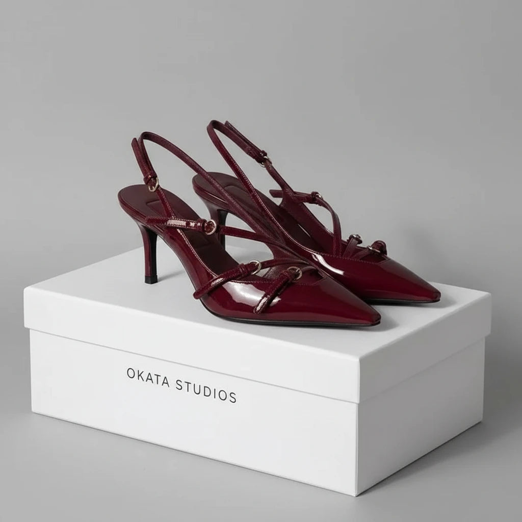 Kelsi Strappy Pointed Heel