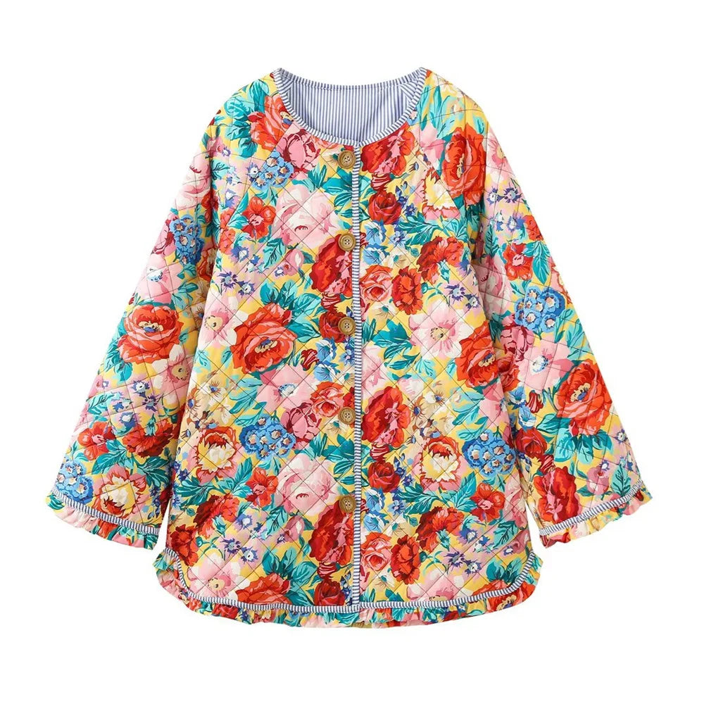 Genine Rose Quilted Coat