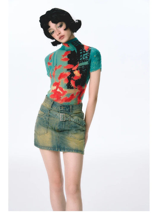 Veronica in Japan Mock Top